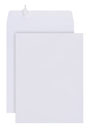 Office Depot® Brand  9" x 12" Catalog Envelopes, Clean Seal, 30% Recycled, White, Box Of 100