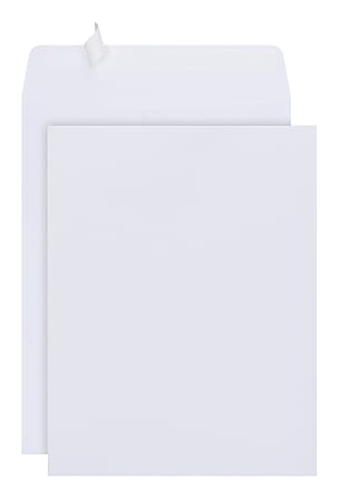 Office Depot® Brand 10" x 13" Catalog Envelopes, Clean Seal, White, Box Of 100