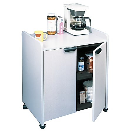 Tiffany Industries® Laminate Mobile Utility Cabinet, Gray/Gray
