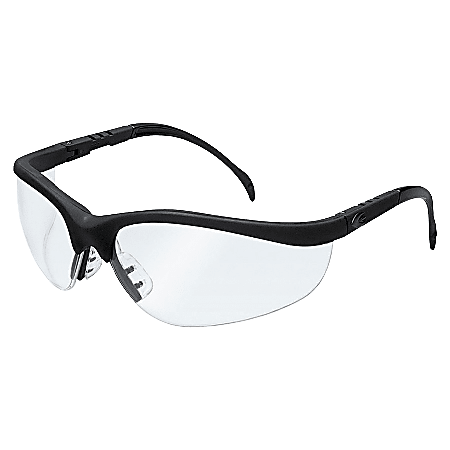 MCR Safety Klondike Unisex Protective Goggles, Matte Black