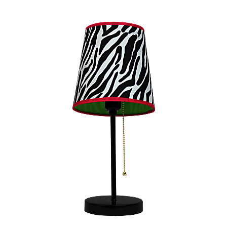 Limelights Fun Prints Funky Table Lamp, 15 Table Lamp Shade
