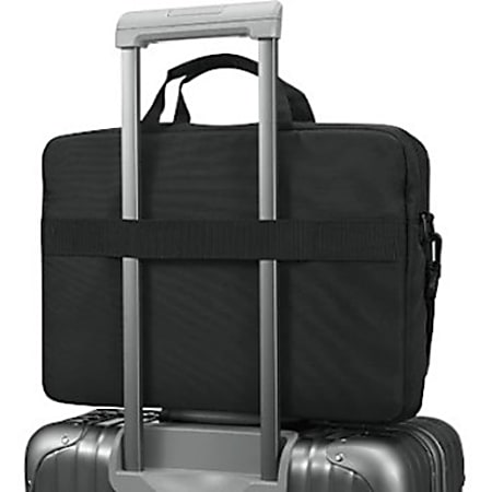 Laptop bag with luggage strap store