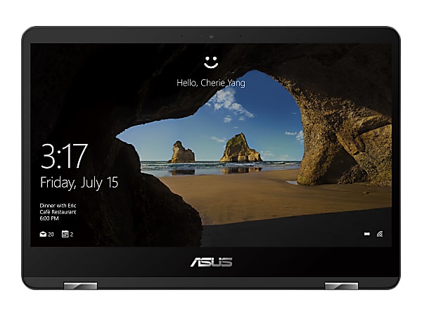 ASUS ZenBook Flip 14 UX461FN-DH74T - Flip design - Core i7 8565U / 1.8 GHz - Win 10 Home 64-bit - GF MX150 - 16 GB RAM - 512 GB SSD - 14" touchscreen 1920 x 1080 (Full HD) - Wi-Fi 5 - gray