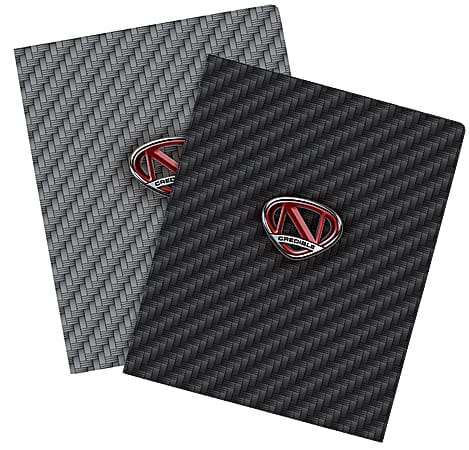 NCredible 2-Pocket Portfolio Folder, Assorted Colors