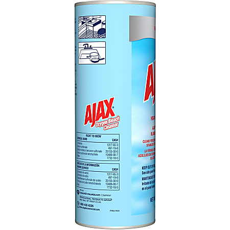 Ajax® Oxygen Bleach Powder Cleanser, 21 Oz Canister, Case of 24