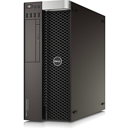 Dell Precision T5810 Tower Workstation - 1 x Processors Supported - 1 x Intel Xeon E5-1620 v3 Quad-core (4 Core) 3.50 GHz