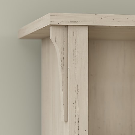 Bush furniture salinas mission desk and hutch in antique white discount