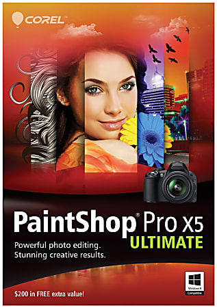 PaintShop Pro® X5 Ultimate, Traditional Disc