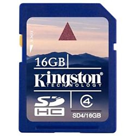 Kingston 16GB Secure Digital High Capacity (SDHC) Card - Class 4