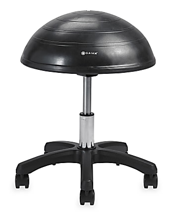 Gaiam Balance Ball Stool, Black