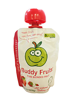 Buddy Fruit® Snacks, Strawberry, 3.2 Oz Pack