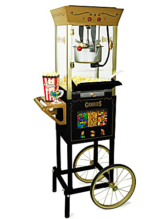 Nostalgia Candy & Snack Dispensing Popcorn Cart, 8