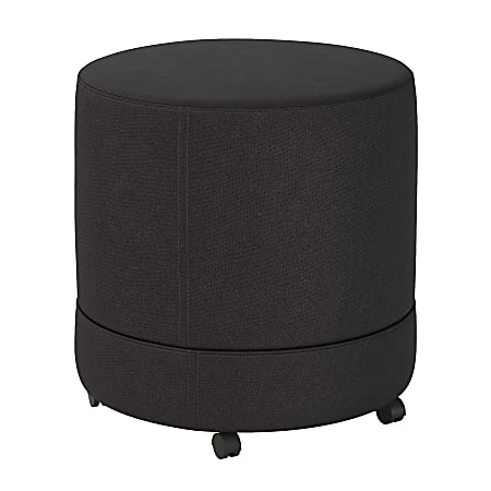 Bush Business Furniture Thrive Mobile Pod Seat, Black Fabric, Premium Installation