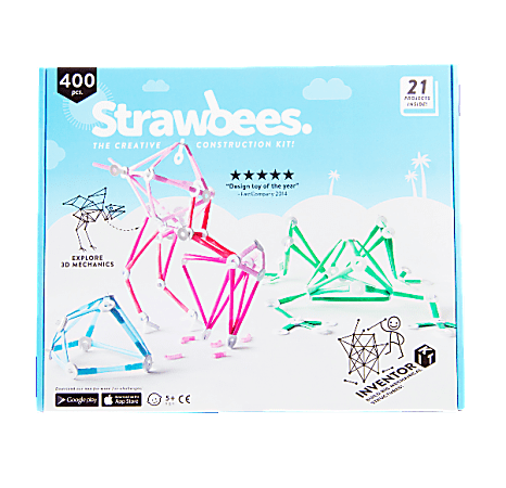 Strawbees Inventor Kit STEM Building Set 450 Pieces Toys & Games 