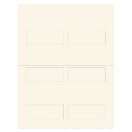 Gartner Studios® Place Cards, Pearlized, 4" x 3", Ivory, Pack Of 48