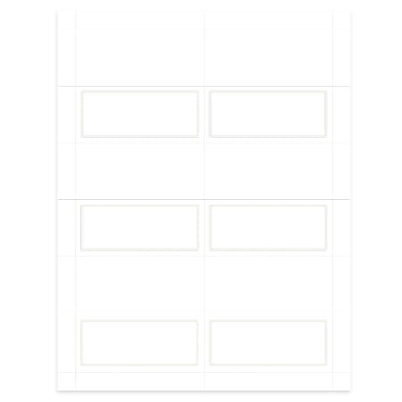 Gartner Studios® Place Cards, Pearlized, 4" x 3", White, Pack Of 48