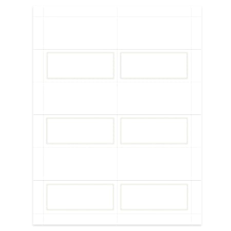 Gartner Studios® Place Cards, Pearlized, 4" x 3", White, Pack Of 48