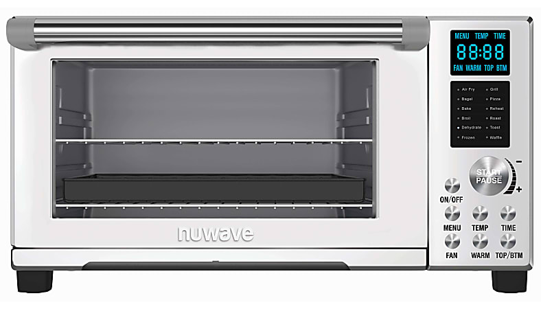 NuWave 20831 Bravo Air Fryer Toaster Oven, Silver