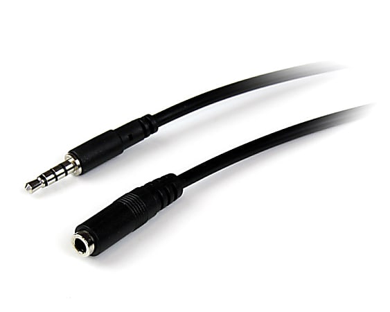 StarTech.com 3.5mm 4 Position TRRS Headset Extension Cable, 6'