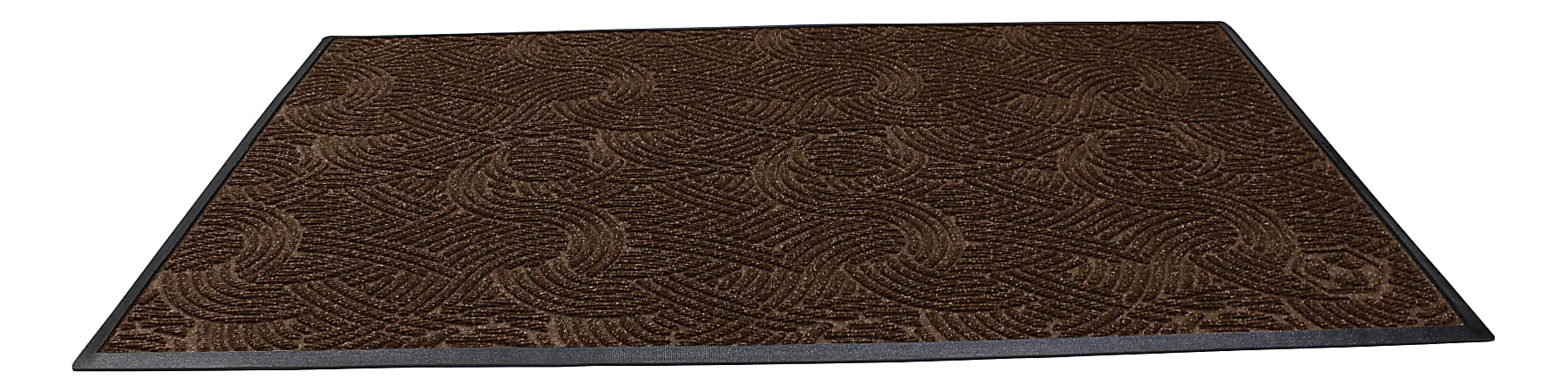 Waterhog Plus Swirl Floor Mat, 36" x 48", Chestnut Brown