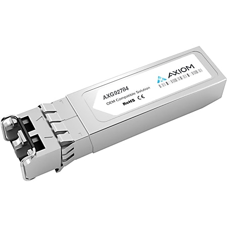 Axiom 10GBASE-ER SFP+ Transceiver for Cisco - SFP-10G-ER - TAA Compliant - For Optical Network, Data Networking - 1 x 10GBase-ER - Optical Fiber - 1.25 GB/s 10 Gigabit Ethernet10"