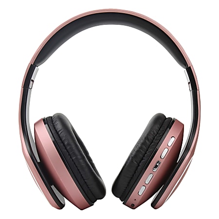 Volkano Phonic Series Bluetooth® Over-Ear Headphones, Rose Gold