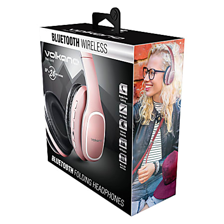 Volkano headphones rose gold store