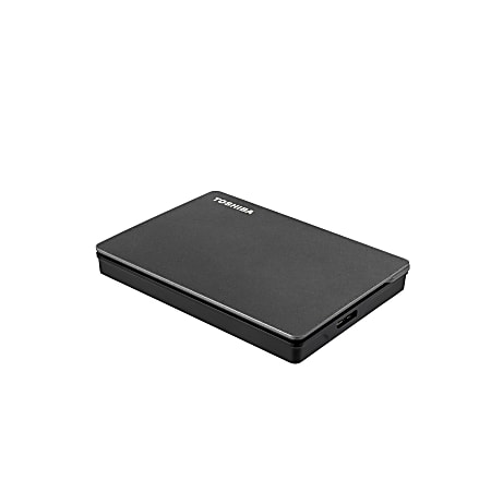 Gaming Portable - Hard Canvio Black External Toshiba Drive 2TB Office Depot