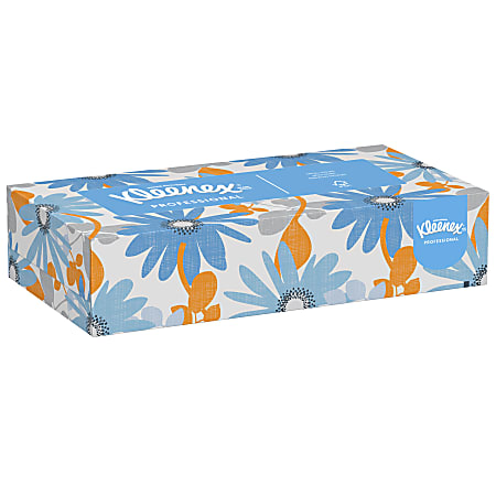 Kleenex 2 Ply Facial Tissue Flat 100 Tissues Per Box Pack Of 5 Boxes -  Office Depot