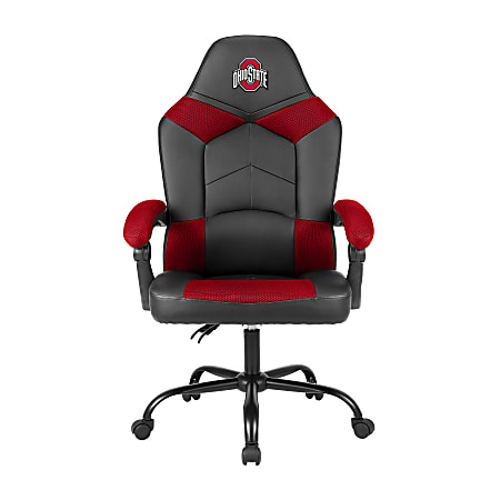 Imperial NCAA Adjustable Oversized Vinyl High-Back Office Task Chair, Ohio State University