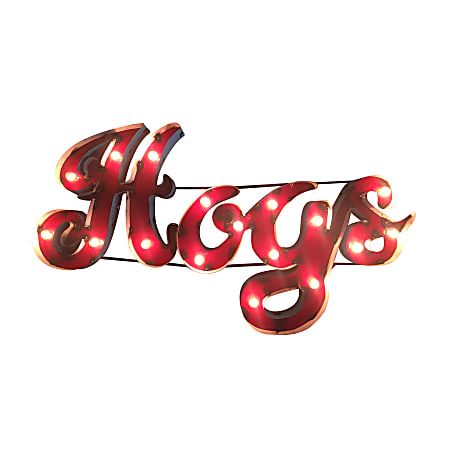 Imperial NCAA Lighted Metal Sign, University of Arkansas, IMP5463022