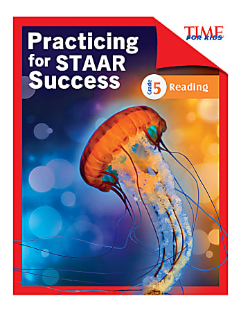 Shell Education TIME For Kids Practicing For STAAR Success: Reading, Level 5, English, Grade 5