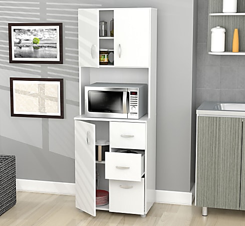 Inval outlet microwave cabinet