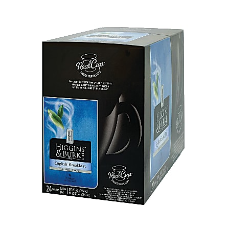 Higgins & Burke English Breakfast Tea RealCup™ Capsules, 2.54 Oz. Box Of 24