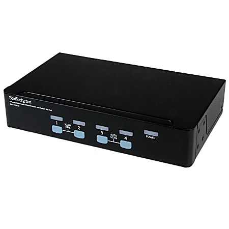 StarTech.com 4 Port Rack Mountable USB KVM Switch