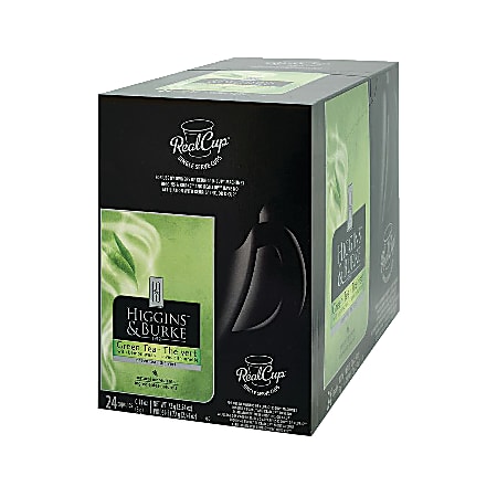 Higgins & Burke RealCup™ Green Tea Capsules, 2.54 Oz. Box Of 24