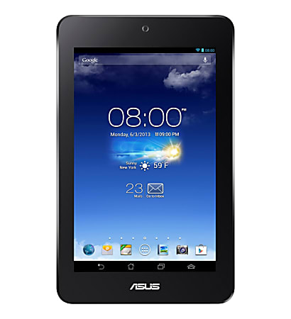 Asus MeMO Pad HD 7 ME173X-A1-WH Tablet - 7" - 1 GB DDR3 SDRAM - MediaTek Cortex A7 MT8125 Quad-core (4 Core) 1.20 GHz - 16 GB - Android 4.2 Jelly Bean - 1280 x 800 - In-plane Switching (IPS) Technology - White
