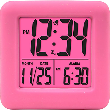 Equity By La Cross Office Depot, Pink Alarm Clocks