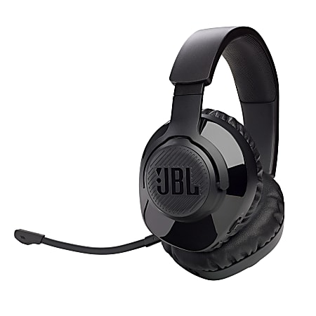 JBL Quantum 350 Wireless PC Gaming Headset With Detachable Boom Mic Black