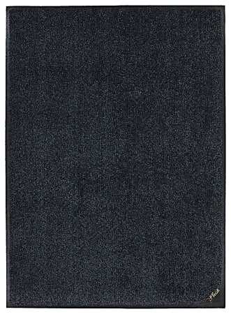 M+A Matting Plush™ Floor Mat, 2' x 3', Slate Gray