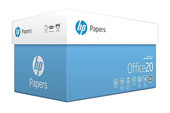 HP Printer Paper 8.5 x 11, 20 lb - 1 ream - 500 Sheets