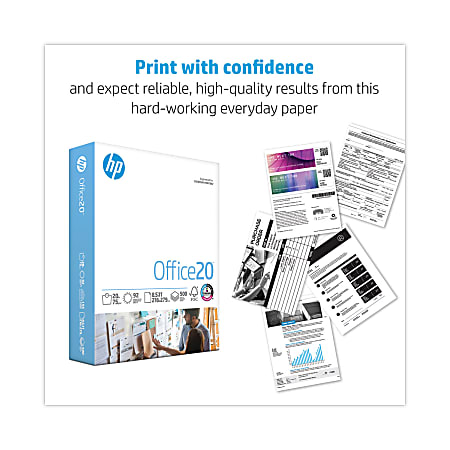 hp office ultra white paper 5000 sheets office depot