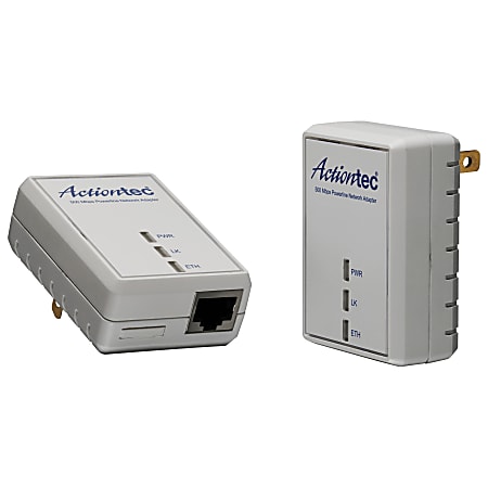 Actiontec 500 Mbps Powerline Network Adapter Kit