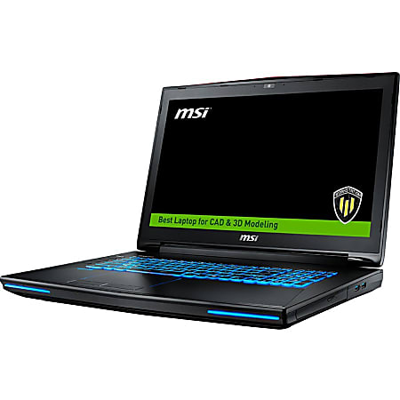 MSI WT72 6QM-423US 17.3" Performance Quadro Mobile Workstation - Intel Xeon E3-1505M v5 Quad-core 2.80 GHz - Aluminum Black