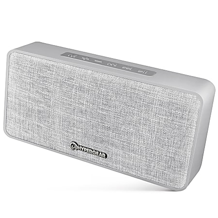 HyperGear Fabrix 14297 Wireless Speaker, Gray