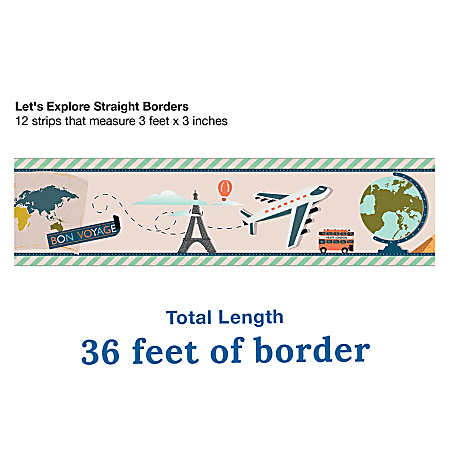 Carson Dellosa Education Straight Borders Lets Explore 36 Per Pack Set ...