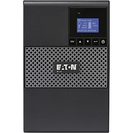 Eaton 5P UPS 750VA 600W 120V Line-Interactive UPS,