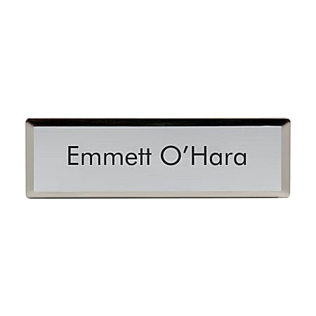 Metal 2024 name tags