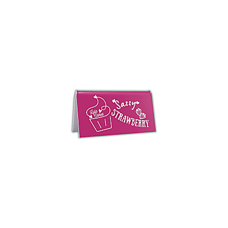 Plastic table tents on sale