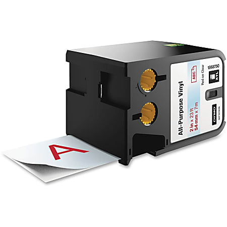 Dymo XTL All-Purpose Vinyl Label Cartridge - 2" Width - Thermal Transfer - Clear - Vinyl - 1 Each